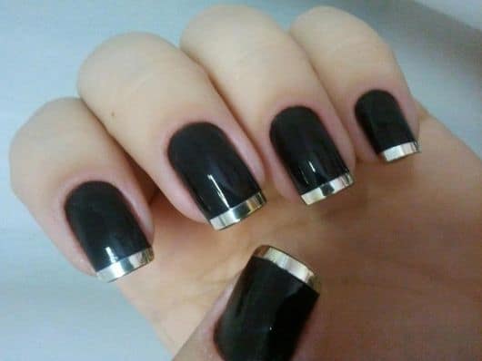 Francesinha Preta – 42 Incredibly Beautiful Nails To Get Inspired!