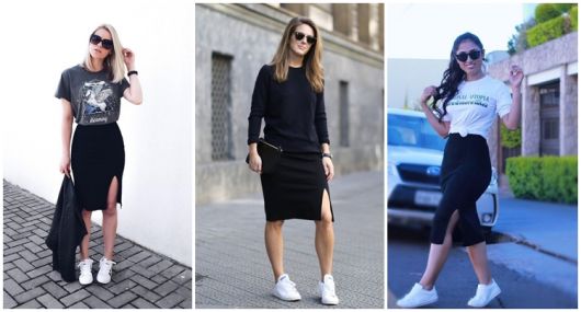 How to Wear Pencil Skirt with Sneakers – 48 Wonderful Looks With the Piece!