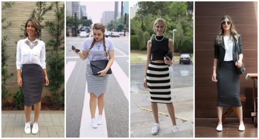 How to Wear Pencil Skirt with Sneakers – 48 Wonderful Looks With the Piece!