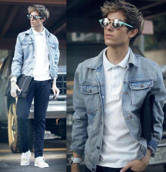 How to Wear a Men's Jeans Jacket – 80 Models & Brand Tips!