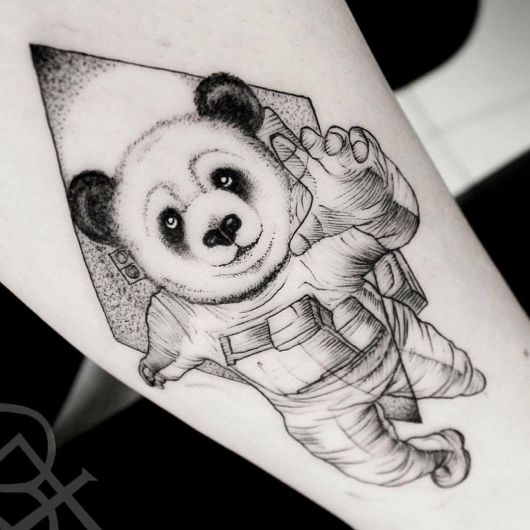 Panda Tattoo: 30 fotos, modelos y consejos para hacer el tuyo