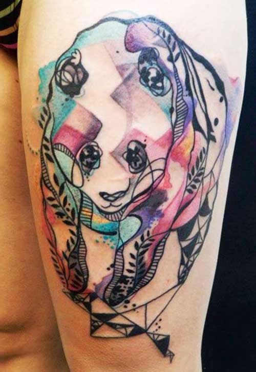 Panda Tattoo: 30 photos, models and tips to make your own