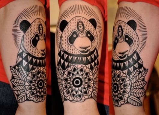 Panda Tattoo: 30 fotos, modelos y consejos para hacer el tuyo