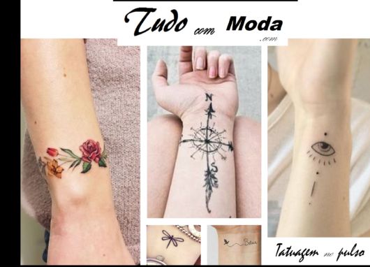 Tatuaggio da polso femminile - 75 idee super belle da amare!