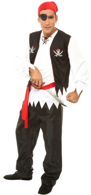 Male pirate costume: Models to rock the parties!