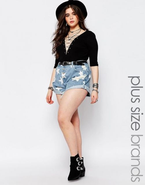 Short Plus Size – ¡Aprende a componer 47 looks sensacionales con la pieza!