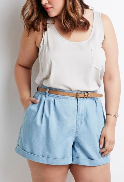 Short Plus Size – ¡Aprende a componer 47 looks sensacionales con la pieza!