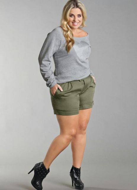 Short Plus Size – ¡Aprende a componer 47 looks sensacionales con la pieza!