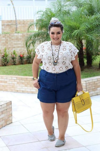 Short Plus Size – ¡Aprende a componer 47 looks sensacionales con la pieza!