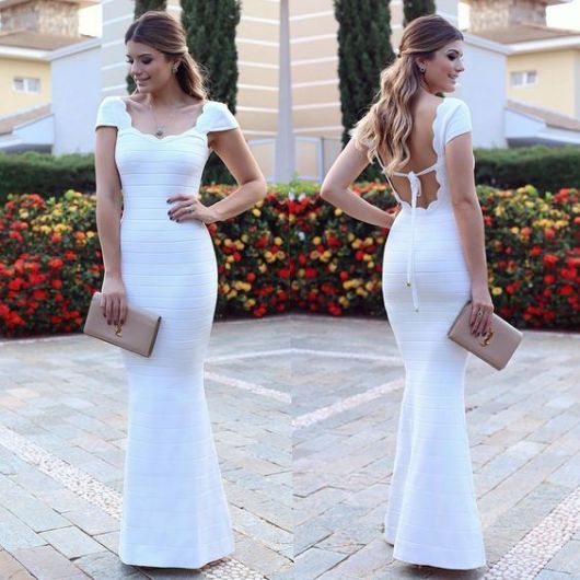 Vestido de fiesta blanco: ¡consejos y 45 inspiraciones para modelos y looks!