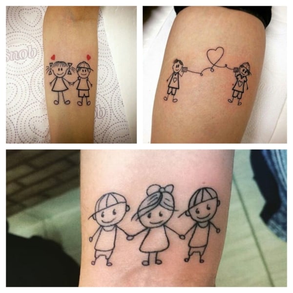 Tattoo Dolls ➞ +40 idées mignonnes et très créatives !