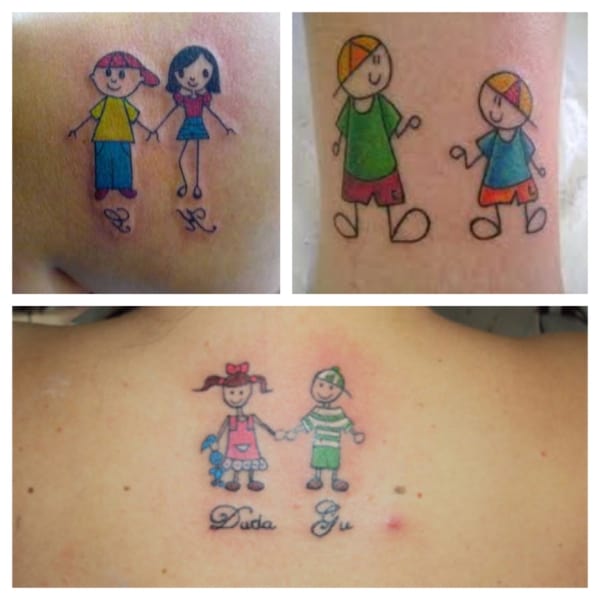 Tattoo Dolls ➞ +40 idées mignonnes et très créatives !