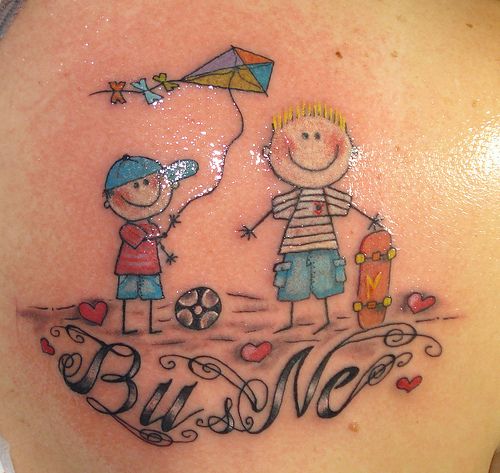 Tattoo Dolls ➞ +40 idées mignonnes et très créatives !