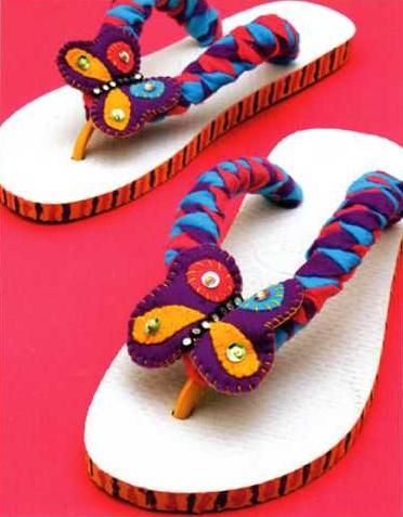 Decorated / embroidered slippers: 70 beautiful ideas and tutorials!