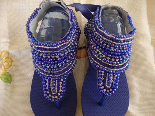 Decorated / embroidered slippers: 70 beautiful ideas and tutorials!