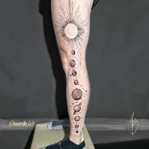 Tatuaggio del sistema solare: +40 incredibili tatuaggi per trarre ispirazione!