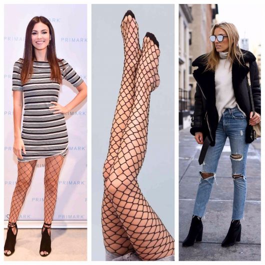 Fishnet stockings: how to wear them and 68 looks to inspire!