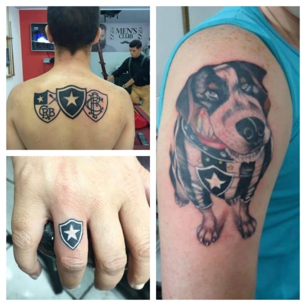 Botafogo tattoo: +40 ideas for team fans! •【2022】