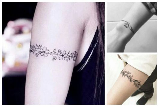 Tatuaje de pulsera femenina: ¡47 hermosos modelos para que te inspires!