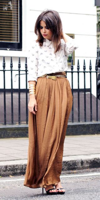 Brown suede skirt: Models, Tips and Looks of Divos!