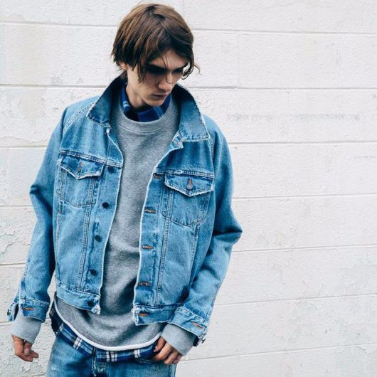 Men's Jeans Jacket with Sweatshirt – 20 Super Stylish Models!