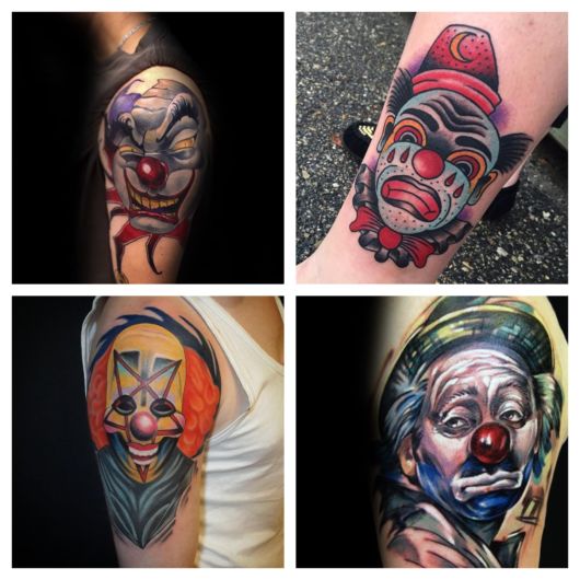 Tatouage de clown – 70 idées sensationnelles et leurs significations !