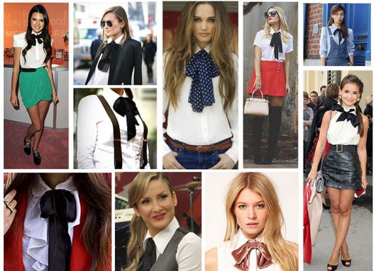 WOMEN'S TIE: How to wear it, models and 100 looks!