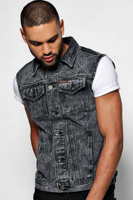 Gilet jeans da uomo – Come indossarlo con 60 modelli alla moda!