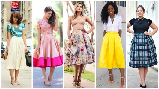 Round midi skirt: models, looks and tips on how to wear it!