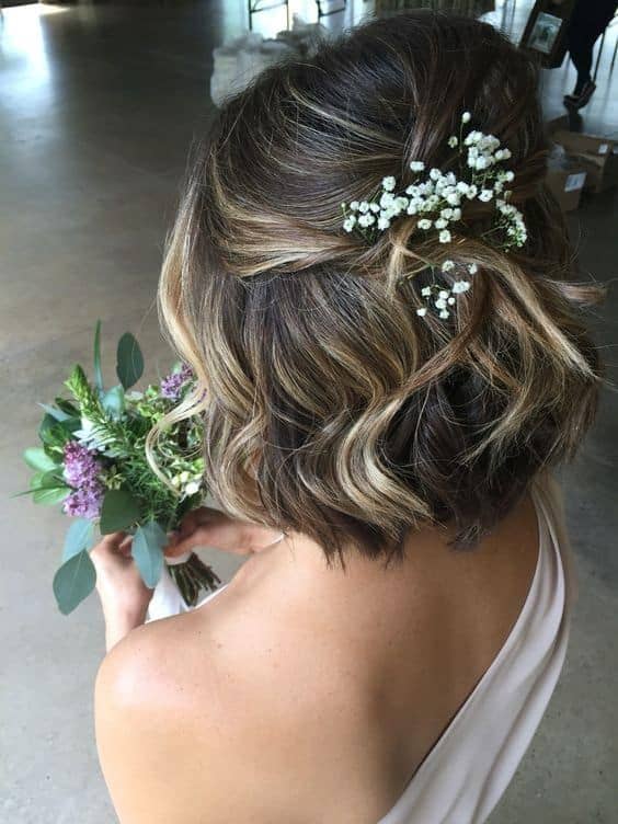 + 72【Bride hairstyles for SHORT HAIR】