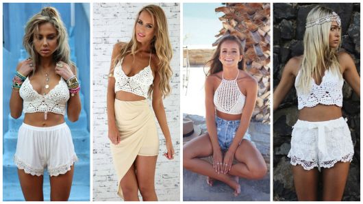 Cropped halter top: 30 incredible looks with the piece and +do it yourself!