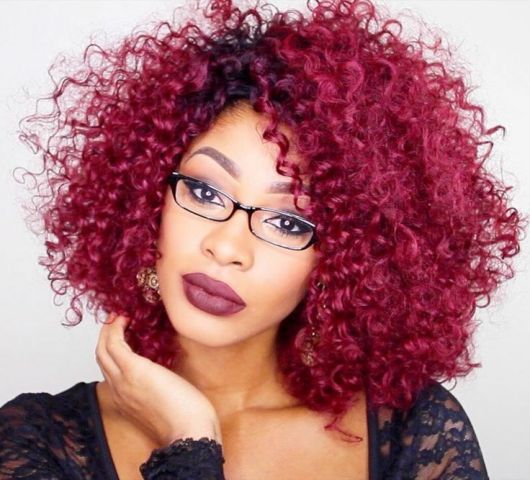 Dark Red Hair – Ink Mark Tips and 50 Gorgeous Photos!