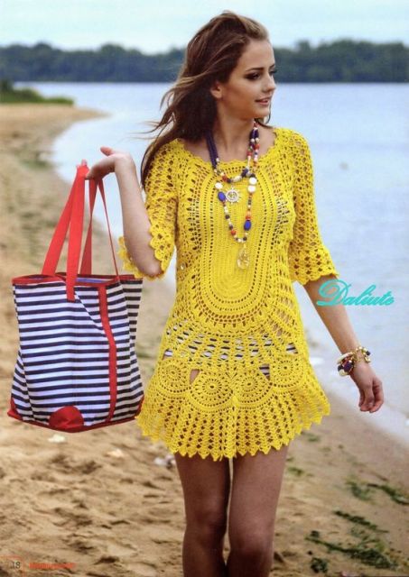 VESTIDO DE CROCHET: con Tablas y Recetas Paso a Paso