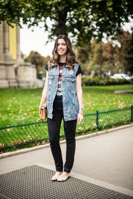 40 Looks avec Long Jeans Vest - Comment le porter et des conseils incontournables !