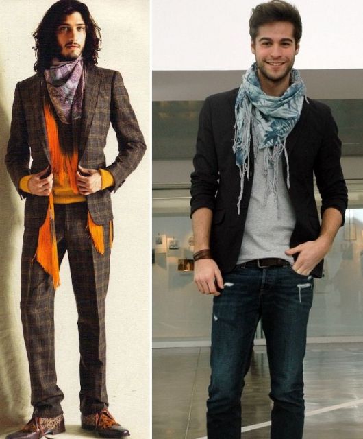 MEN'S SCARF: see how to use it and more than 50 beautiful models!