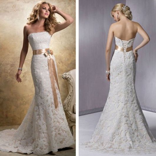 Crochet wedding dress: 45 photos, graphics and how-to!