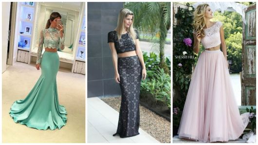 Long skirt with cropped: look tips for parties and everyday!