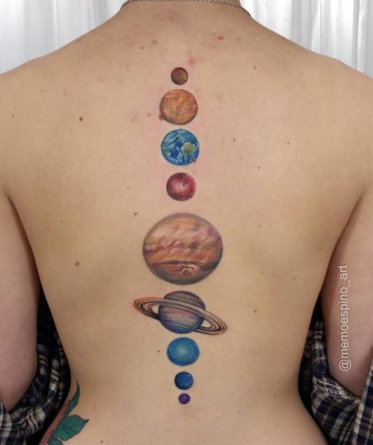 Planet Tattoo - Qu'est-ce que cela signifie? 80 inspirations magnifiques !