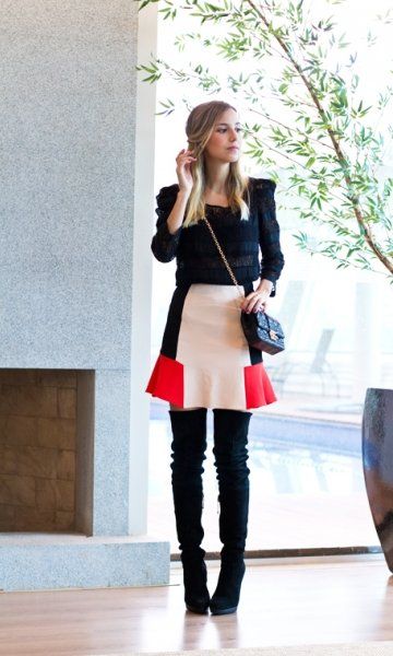 Over-the-knee/above-the-knee boot/ cuissarde: how to wear it!