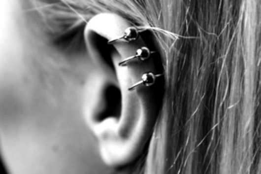 Helix piercing: how to place, care and prices