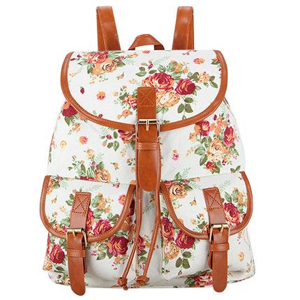 Mochila floral: ¡52 hermosas modelos con los estampados más apasionantes!