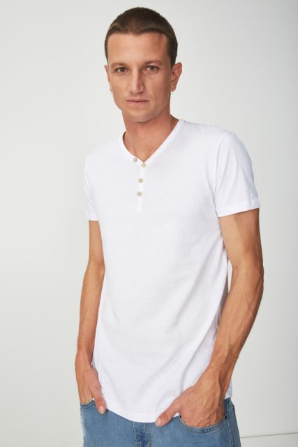 Men's henley shirt - 77 modern models and tips for using!