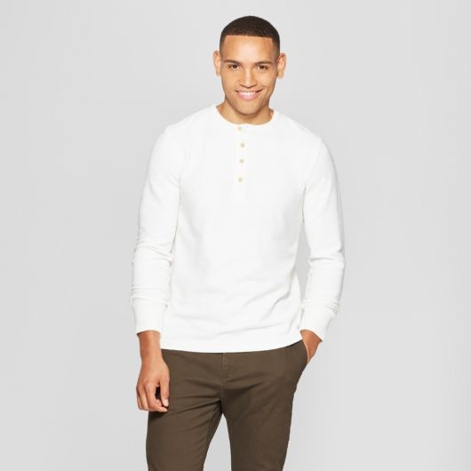 Men's henley shirt - 77 modern models and tips for using!