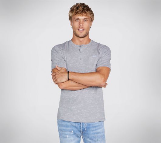 Men's henley shirt - 77 modern models and tips for using!