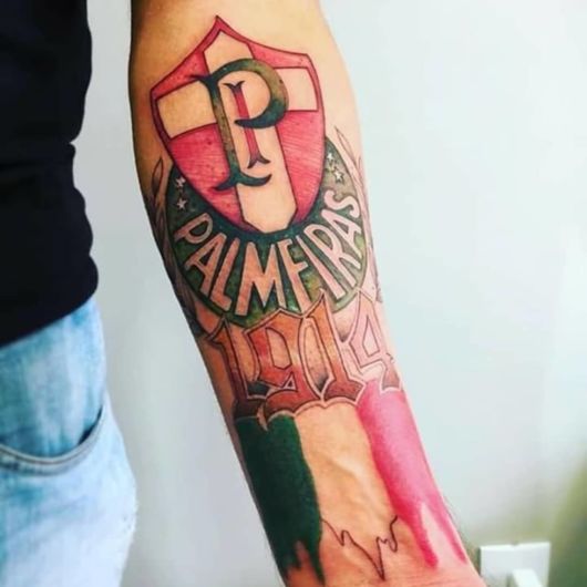 Palmeiras Tattoo – 70 Inspirations pour honorer votre équipe !