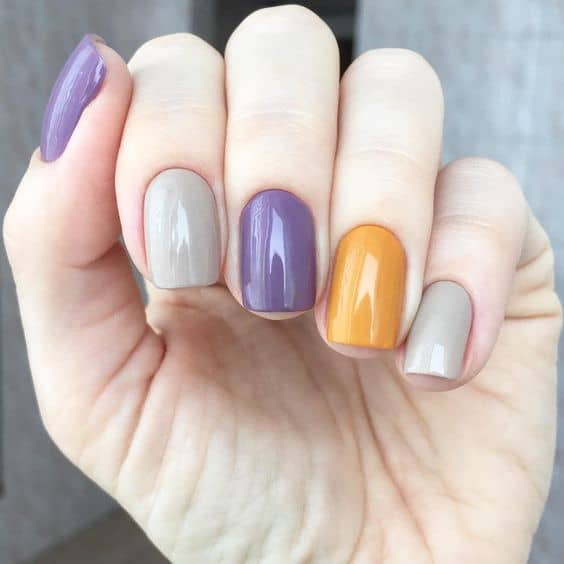 Ongles colorés【2022】ᐅ +72 superbes idées et couleurs !