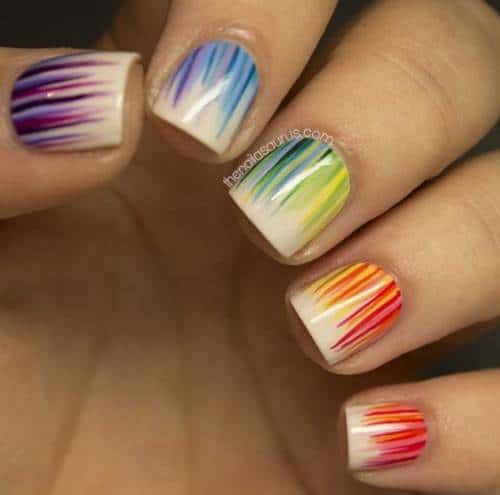 Ongles colorés【2022】ᐅ +72 superbes idées et couleurs !