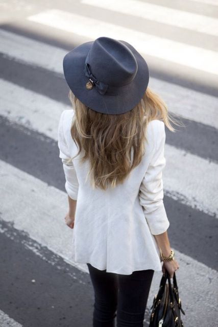 Cómo usar un sombrero de fieltro: ¡42 hermosos modelos y valiosos consejos!