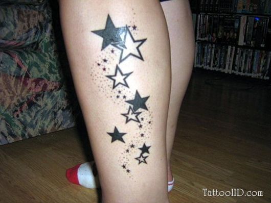 45 Immagini e significati del tatuaggio a stella