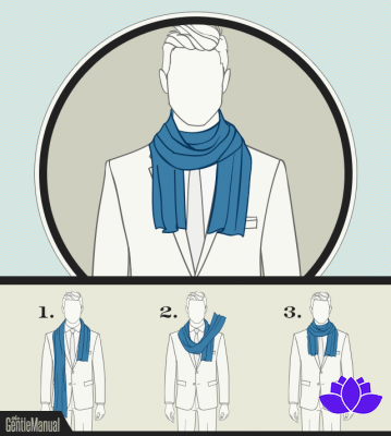 Bufanda de hombre: ¡50 ideas modernas para usar la tuya!